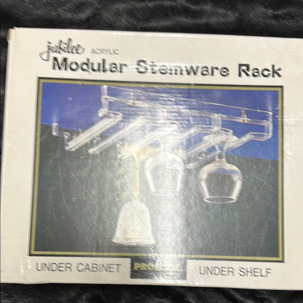 Jokko Acrylic Modular Stemware Rack. Never used or hung